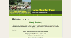 Desktop Screenshot of horsecountryfarm.com